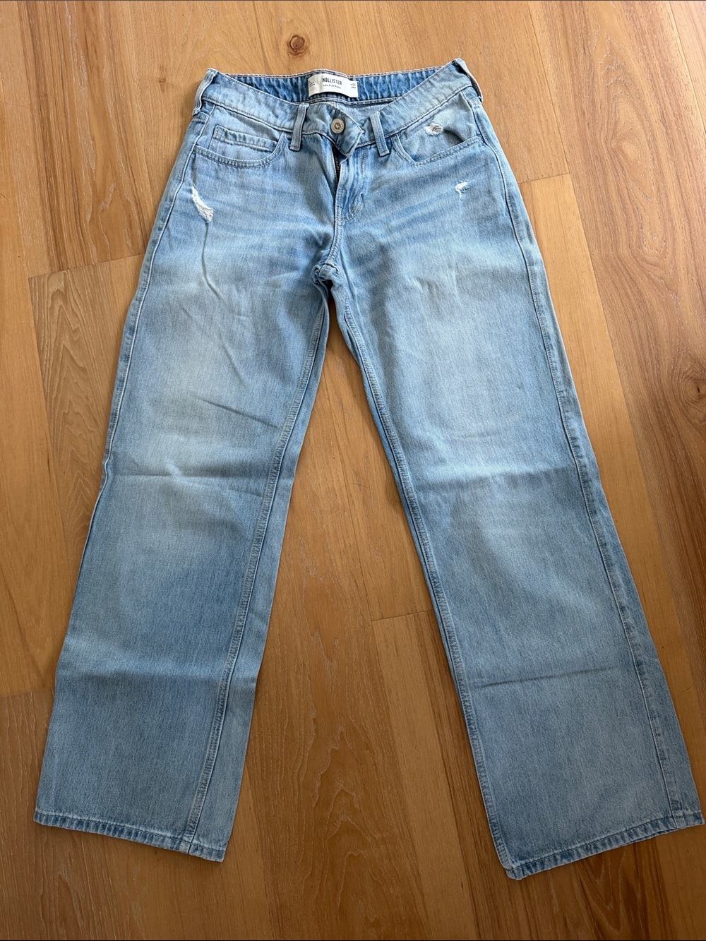 Women’s Hollister Low Rise Baggy Denim Jeans 26 Long